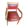Red bridge armchair