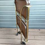 Vintage folding serving trolley