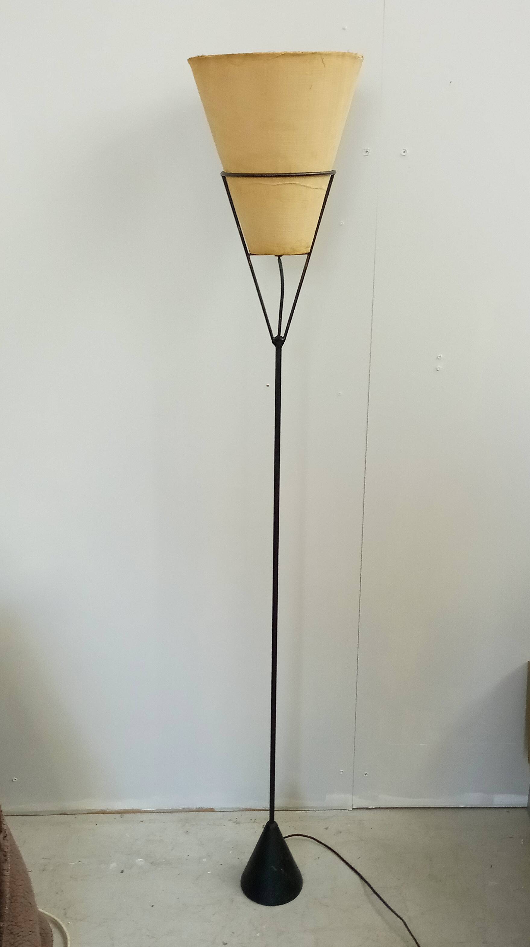 early Vice Versa floor lamp by Carl Auböck, Austria,  50s