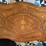 Marquetry table style louis XV