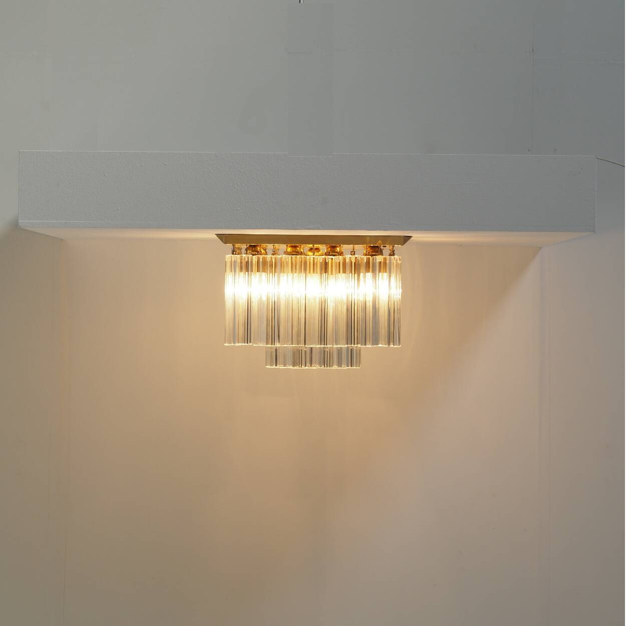 XL Kalmar Flush Mount with Crystal Glass Elements, Vienna Austria