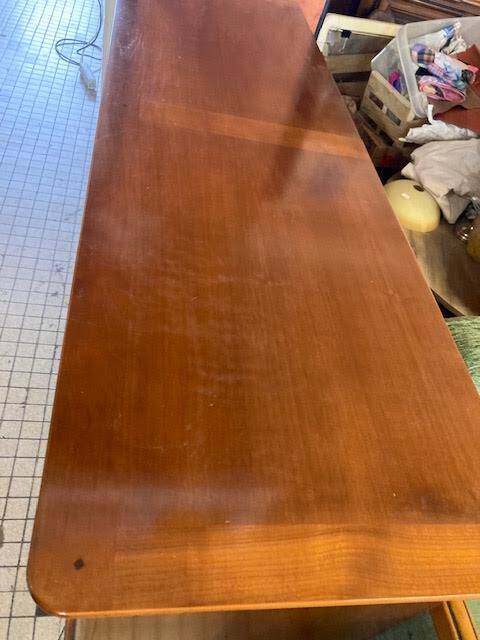 Cherry wood sideboard with 3 doors and 3 drawers