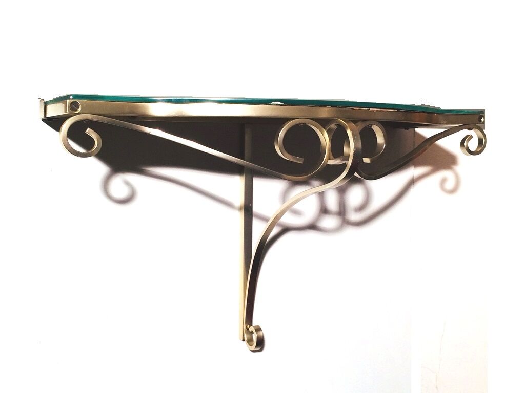 Console murale néoclassique "Hollywood Regency " 1950