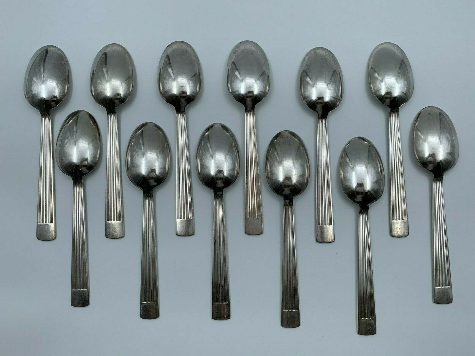 Silverware art deco 1930 forks and spoons metal argente alfenide