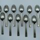 Silverware art deco 1930 forks and spoons metal argente alfenide