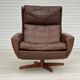 1970s, Danish design by Georg Thams for Vejen Møbelfabrik, swivel wingback relax chair.