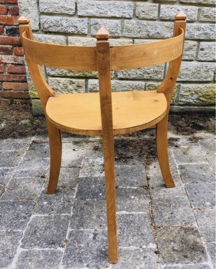 Chaise bois courbé