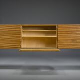 Vintage Floating Wall Sideboard in Walnut, 1960s