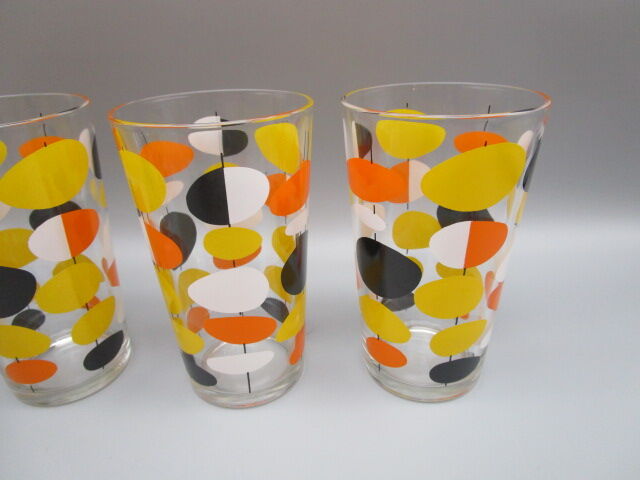 Set of 5 vintage glasses