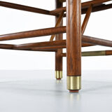 Viggo Hardie-Fischer, set of 6 Danish church chairs in oak for Sorø Møbelfabrik. 1950s