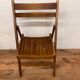 4 folding teak chairs