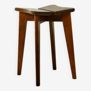 Tabouret "trèfle" par Marcel Gascoin, 1950