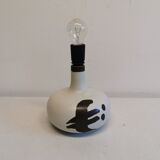 Ceramic table lamp designed by Danish Axel Larsen for his company Axella back in the 1960s.