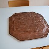 1970 tray in smoked lucite