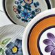 Set of vintage French plates – Gien, Lunéville & Digoin – 1960s