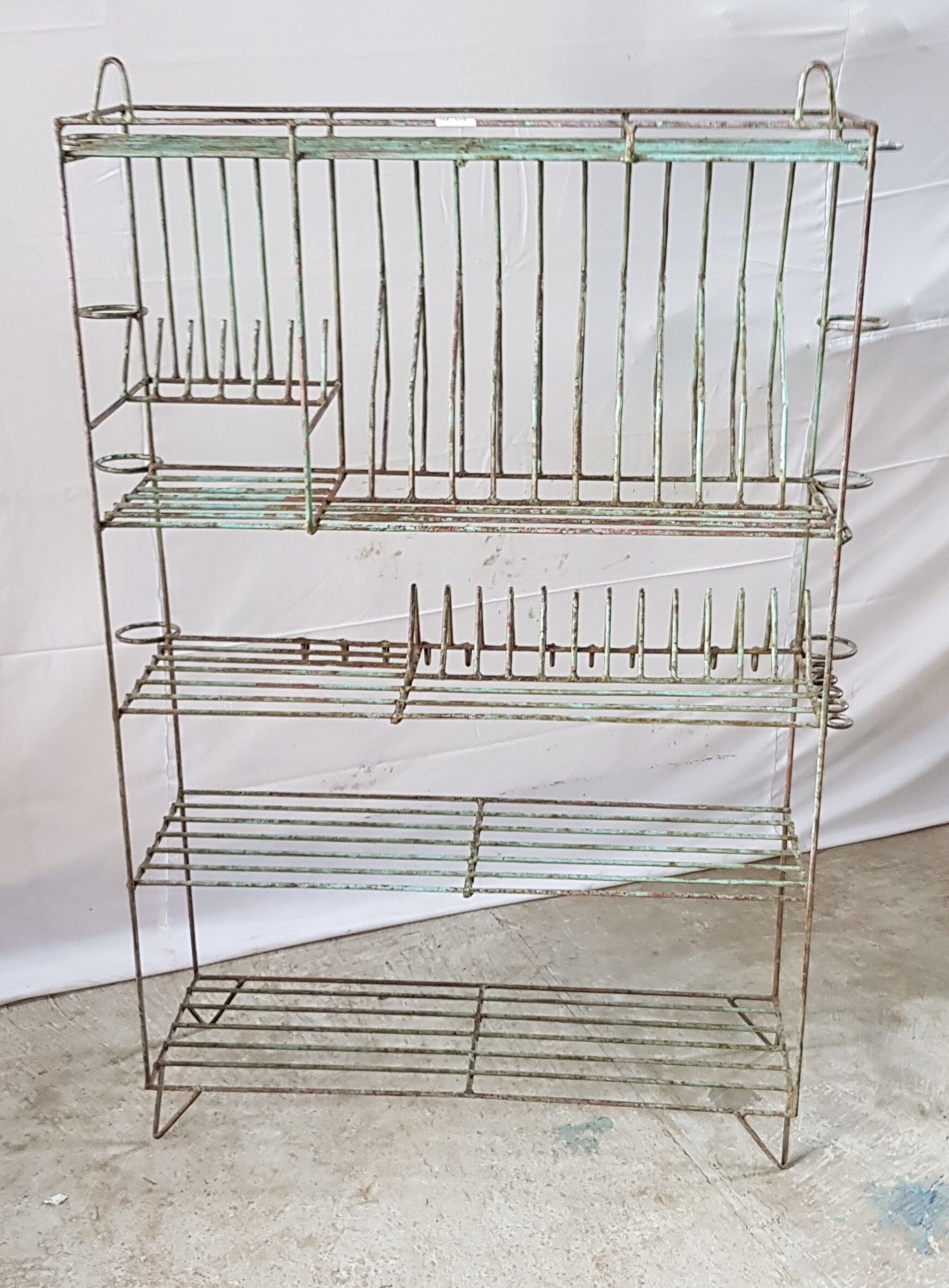 Antique metal sideboard