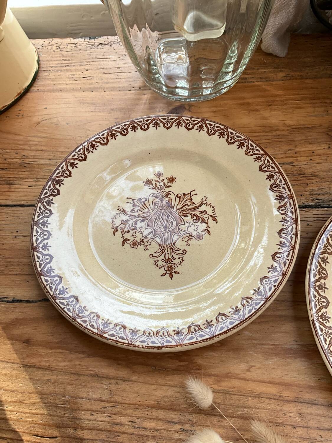 2 small plates 🍂 iron earth