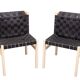 Ensemble de 4 chaises ''Ceinture de sécurité'' Gijs Bakker 1978 Hollande