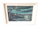 Tableau peinture clair de lune signé