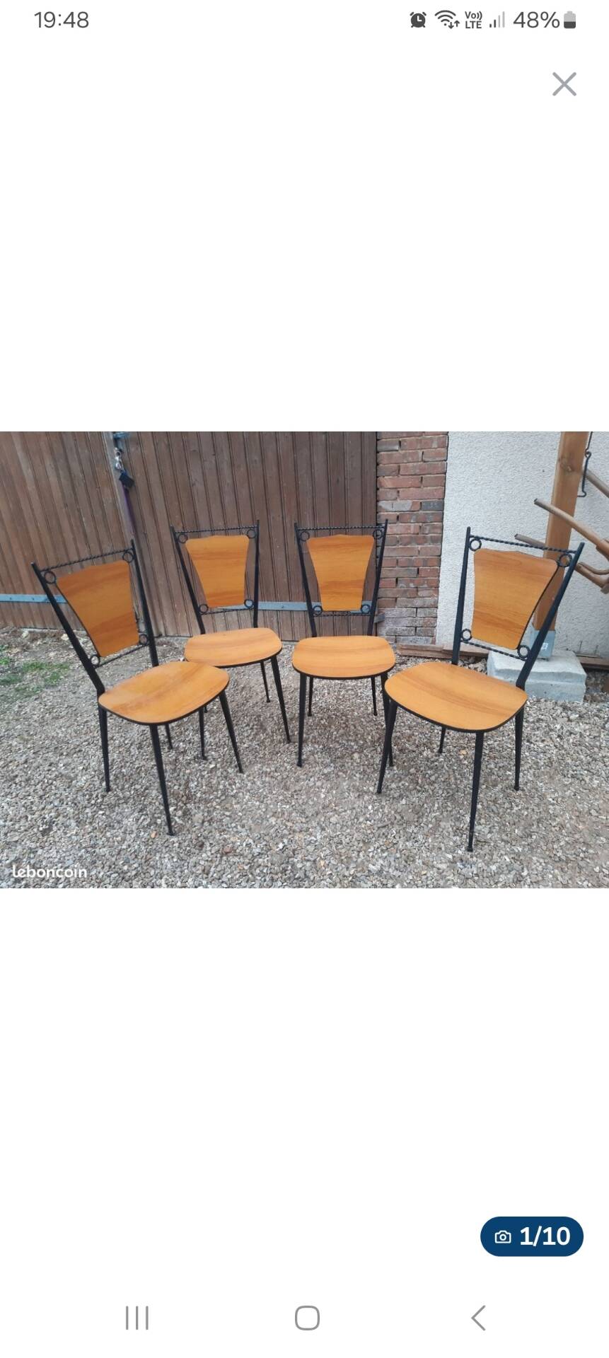 Table and chairs unique model