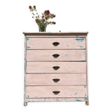 Patinated chest of drawers