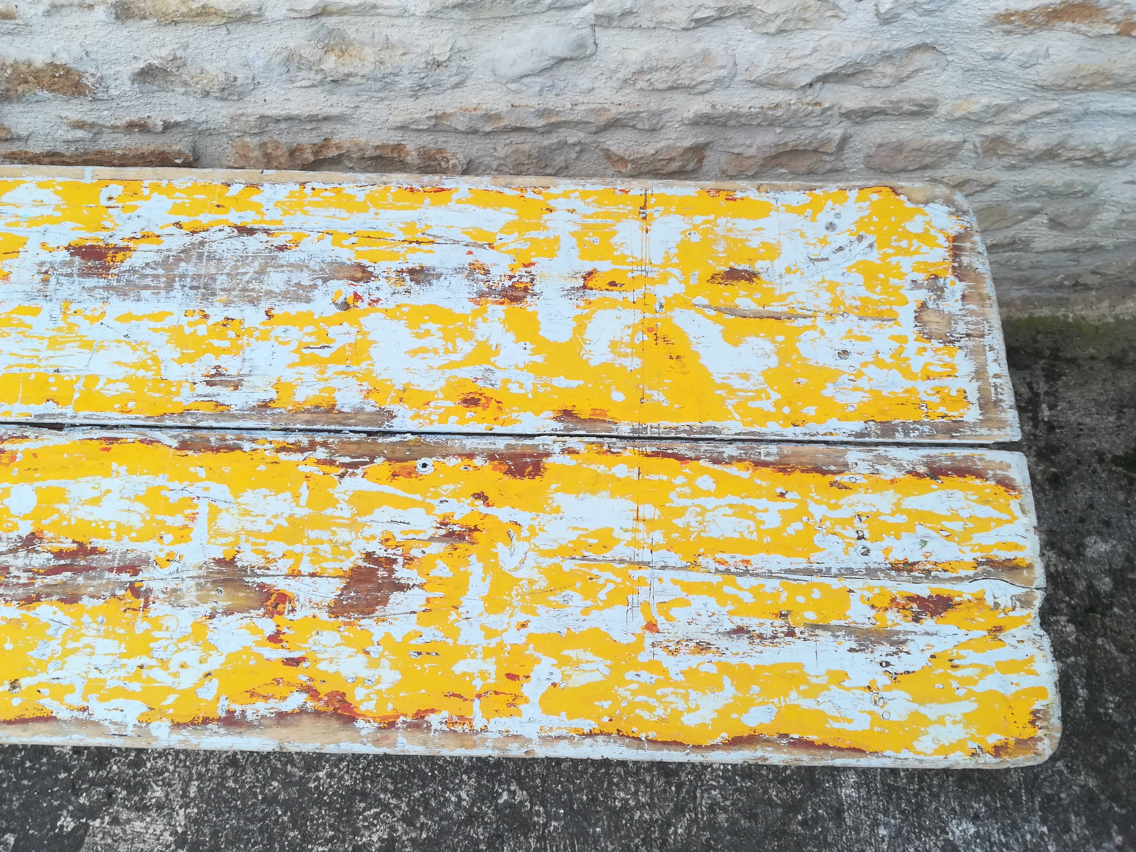 Folding brewery table