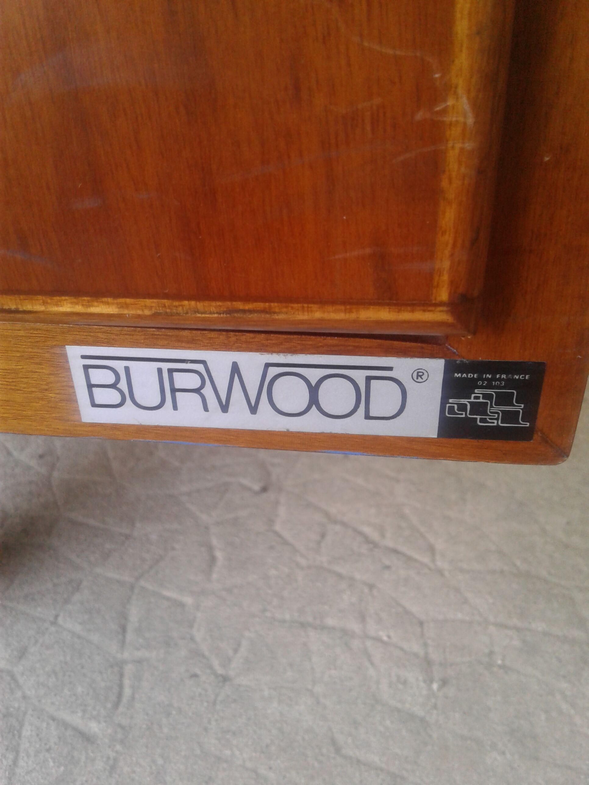 Large French desk Burwood of the 50s .
