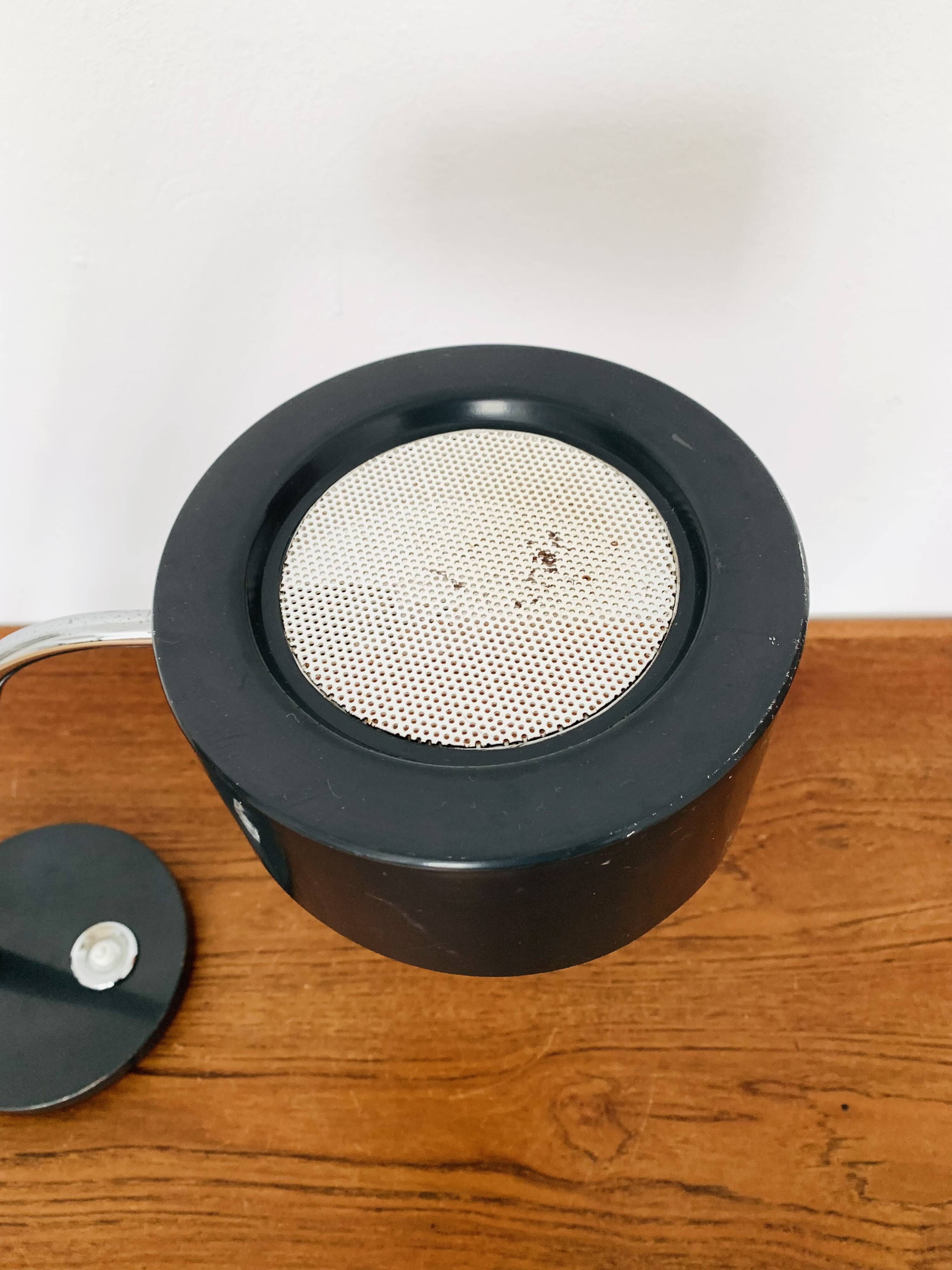 Lampe de table industrielle en métal français