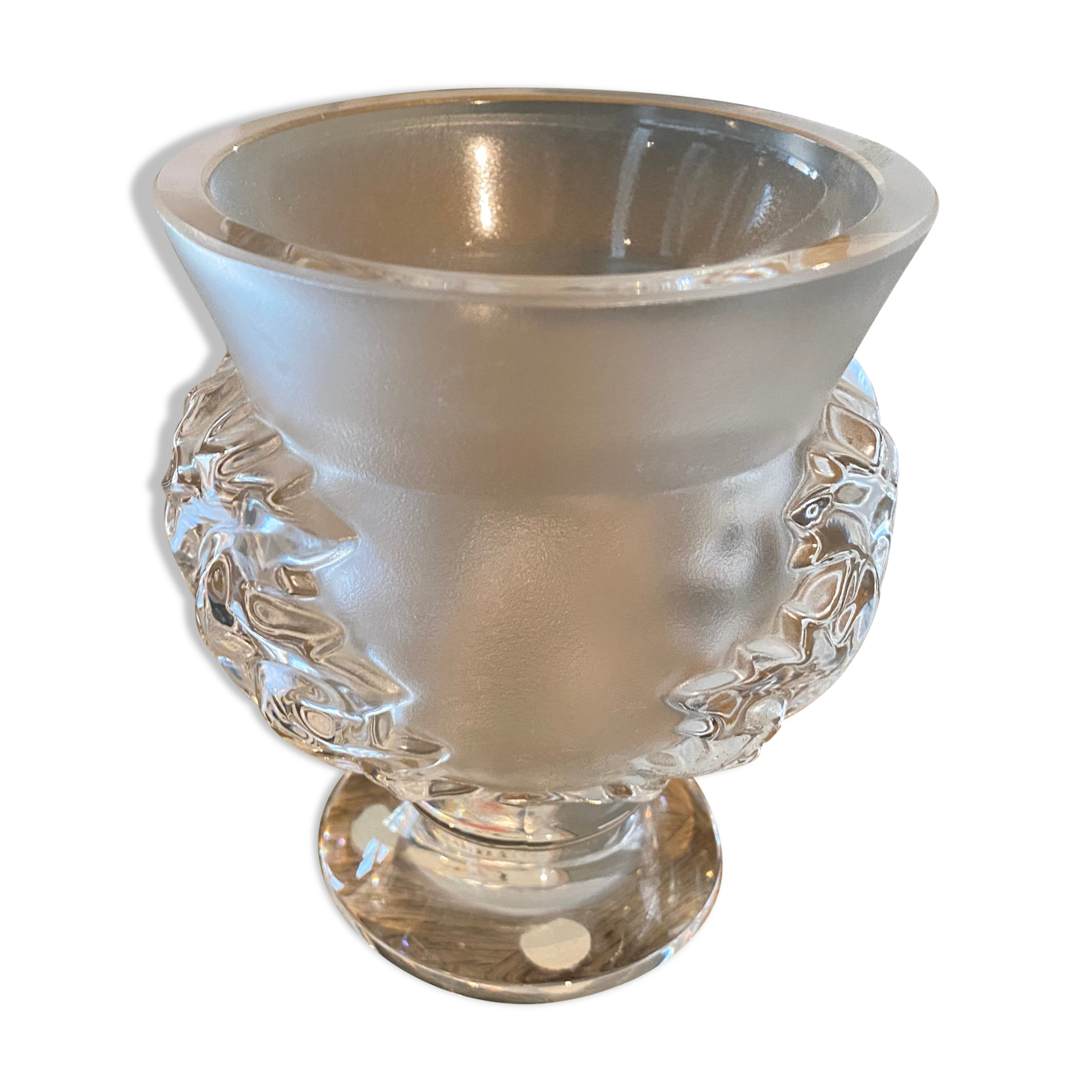 Vase decorated Lalique art deco