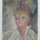 Portrait woman in the bubble