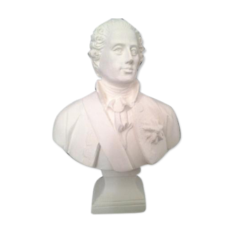 Louis XV Bust in plaster of casts