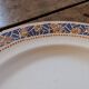 Longwy compote dish “Frivolité” – antique earthenware with geometric decoration