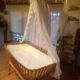 Rattan cradle