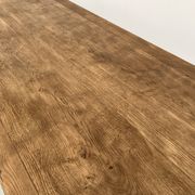 Large solid oak farm table with its extensions, 1950s