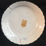 Moustiers Flags Plate 18th Century