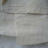 Embroidered antique linen sheets