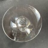 6 baccarat casino water glasses