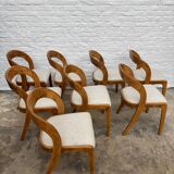 Lot of 8 restored Baumann gondola model chairs