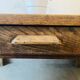 Très belle table de ferme vintage en bois massif