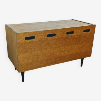 Buffet vintage en bois / meuble de rangement télé TV hifi