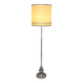1970s chrome metal floor lamp