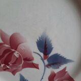 Assiettes plates anciennes dépareillées en faïence