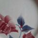 Old mismatched earthenware dinner plates