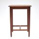 Wood table with marquetry, table with an antique parquet top, antique table.