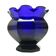 Biedermeier vase, cobalt glass, Czechia, 19th century