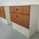 Pair of teak bedsides Scandinavian style 70s