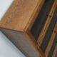 German Oak Bookcase with Folding Doors In Style of Globe Wernicke, ca 1930s