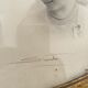 Oval frame XIXth portraits of a woman