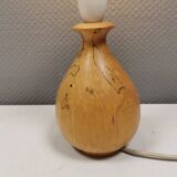 Danish lamp turned in pine wood with the most beautiful markings