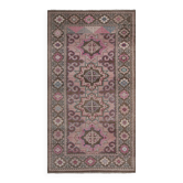 Vintage Turkish Oushak rug 216x391 cm